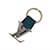 Silberner Schlüsselanhänger mit Louis Vuitton LV-Initialen  ref.1175852