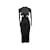Autre Marque Robe longue en tricot côtelé noir Dion Lee Taille US 2 Synthétique  ref.1175874