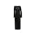 Vestido largo negro The Row Paulette Talla US M Sintético  ref.1175888