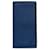 Louis Vuitton Blue Taiga Portefeuille Brazza Portefeuille long à deux volets Cuir Bleu  ref.1176166