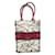 Dior Petit cabas vertical avec graffitis Toile Blanc  ref.1176261