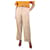 Dries Van Noten Pantalon à poches camel - taille UK 12 Coton  ref.1176287