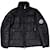 Moncler Big Logo Puffer Jacket (M) Black Synthetic  ref.1176368