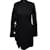 Robe en coton Victoria Beckham (M) Synthétique Noir  ref.1176388