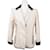 Chanel Nylon Blazer Jacket (40) Beige Synthetic  ref.1176421