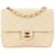 Chanel Quilted Lambskin 24K Gold Single Flap Crossbody Bag Beige Cloth  ref.1176441