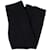 Pantalones Chanel de angora de seda (40) Negro Sintético  ref.1176455