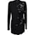 Dsquared2 Dsquared Pailette Flower Dress (42) Black Synthetic  ref.1176475