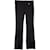 Pantalones de lana negros Gucci (38) Sintético  ref.1176482