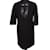 Gucci Horsebit Viscose Dress (M) Black Synthetic  ref.1176489