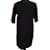 Kleid aus Gucci-Viskose mit drei Streifen (40 / l) Schwarz Synthetisch  ref.1176492