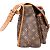 Borsa a tracolla Louis Vuitton in tela monogramma Sac Gibeciere GM Marrone - vista 3