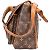 Borsa a tracolla Louis Vuitton in tela monogramma Sac Gibeciere GM Marrone - vista 5