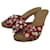 Miu Miu Polka Dot Clog Brown Cloth  ref.1176586