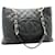 Timeless Chanel GST (grand shopping tote) Black Leather  ref.1176641
