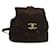 CHANEL Matelasse Turn Lock Chain Backpack Suede Brown CC Auth 61074  ref.1176868