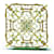 Hermès HERMES CARRE 90 Eperon d'or Scarf Silk Green Auth bs10407  ref.1176913