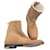 Chanel Ankle Boots Camel Leather  ref.1177074