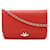 Chanel CC Red Leather  ref.1177199