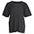 Issey Miyake Homme Plissé Issey Kurzarm-T-Shirt aus schwarzem Polyester  ref.1177687