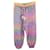 LoveShackFancy Rainbow Knit Joggers em lã multicolorida Multicor  ref.1177704