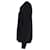 Maglione a mezza zip con logo Burberry in cashmere nero Cachemire Lana  ref.1177709
