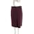 Autre Marque THE FRANKIE SHOP  Skirts T.International S Polyester Dark red  ref.1177809