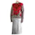 Joseph Jersey superior de mezcla de lana rojo y marrón - talla M Roja  ref.1177844