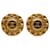 Chanel Gold CC Clip On Earrings Golden Metal Gold-plated  ref.1177914