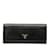 Prada Saffiano Continental Flap Wallet 1M1132 Black Leather  ref.1177965