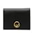 Cartera compacta de cuero plegable F is Fendi 8mes837 Negro  ref.1178002