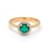 Autre Marque Gold ring, Brilliant and Emerald Golden Green Yellow gold  ref.1178021
