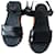 Prada sandali Nero Pelle verniciata  ref.1178047