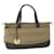BURBERRY Nova Check Hand Bag Canvas Beige Auth 61346 Cloth  ref.1178089