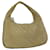 Autre Marque BOTTEGAVENETA INTRECCIATO Hobo Shoulder Bag Leather Gold Tone Auth 60324  ref.1178155