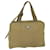 PRADA Hand Bag Nylon Beige Auth 61626  ref.1178157