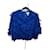 Autre Marque Blusa H&M Blu Scuro con drappeggio Cotone  ref.1178248