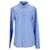 Tommy Hilfiger Camisa masculina slim fit de manga comprida em tecido Azul Azul claro Algodão  ref.1178774