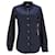 Tommy Hilfiger Heritage-Slim-Fit-Hemd für Damen Marineblau Baumwolle  ref.1178789