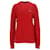Tommy Hilfiger Sweat-shirt à col rond délavé pour hommes Coton Rouge  ref.1178827