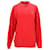 Tommy Hilfiger Moletom masculino lavado com gola redonda Vermelho Algodão  ref.1178860