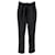 Tommy Hilfiger Womens Self Tie Belt Trousers Black Lyocell  ref.1178861