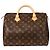 Louis Vuitton marrón de la vendimia 2006 Monogram Speedy 30 Castaño