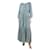 Weekend Max Mara Green floral maxi dress - size UK 12 Silk  ref.1178921