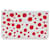 Louis Vuitton Pochette Neverfull Monogram Infinity Dots Blanc x Yayoi Kusama Cuir Rouge  ref.1178990