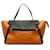 Céline Borsa a tracolla bicolore Mini Celine marrone Nero Pelle Vitello simile a un vitello  ref.1179047