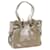 Christian Dior Canage Chain Shoulder Bag Nylon Beige Auth bs10299  ref.1179114