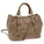 Miu Miu Hand Bag Leather 2way Brown Auth bs10362  ref.1179172