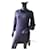 Diane Von Furstenberg Robes Soie Lycra Bleu Marine  ref.1179227