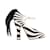 Black & White Gucci 2017 Zebra Mary Jane Pumps Size 36 Exotic leather  ref.1179314